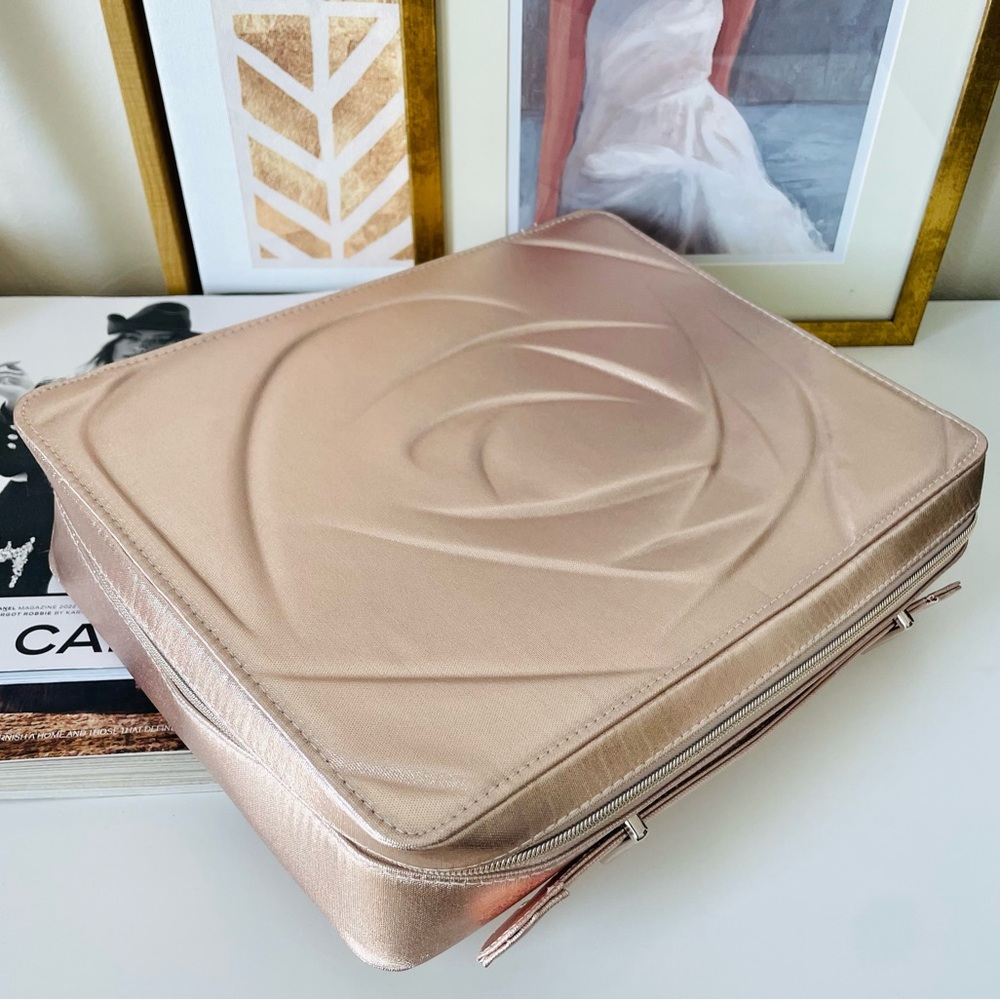 Lancome Rosegold Zip Makeup Case
